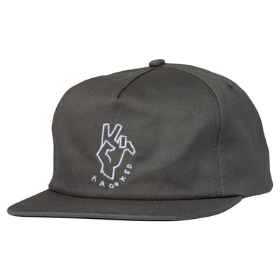 Krooked Handy charcoal Hat