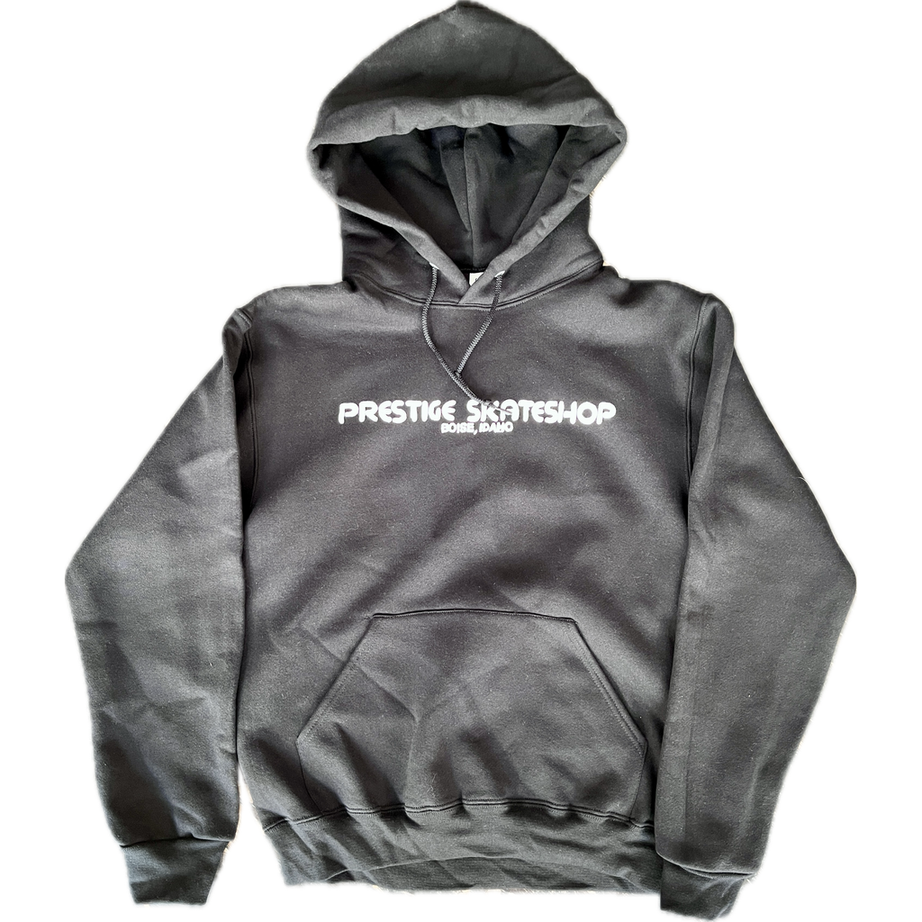 Prestige Logo black Pullover Hoodie – Prestige Skateshop