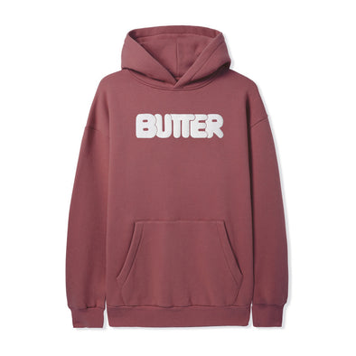 Butter Rounded Logo Pullover rhubarb Hoodie