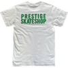 Prestige Skateshop white green Tee