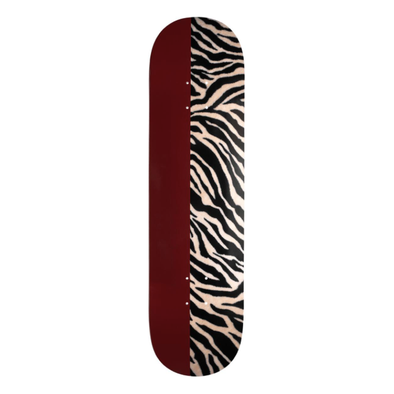 Violet Zebra / Oxford Red 8 Deck