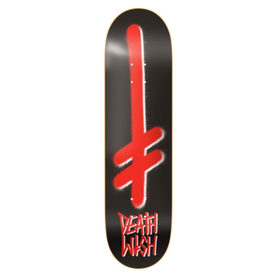 Deathwish Gang Logo black red 8.0 Deck