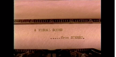 Stereo's "A Visual Sound" (1994)