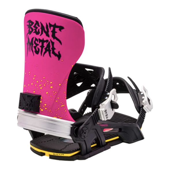 Bent Metal 23/24 Transfer black/pink Snowboard Bindings