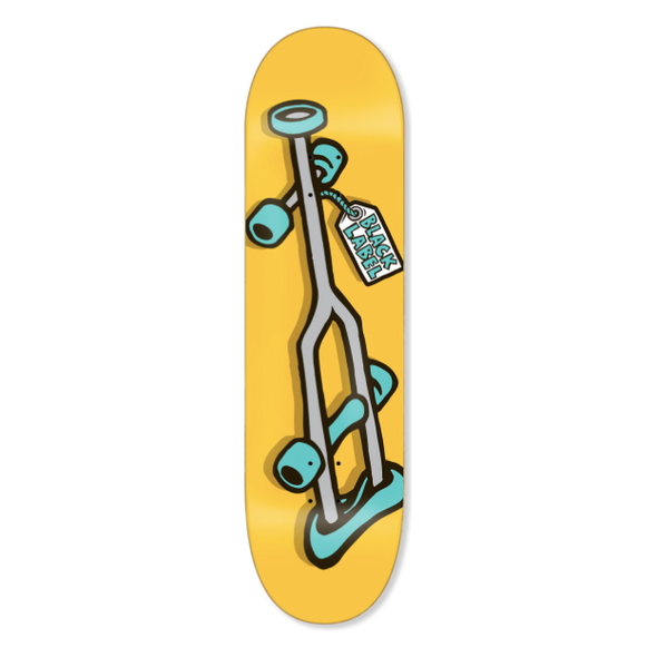 Black Label CRUTCH Yellow 8.75 Deck