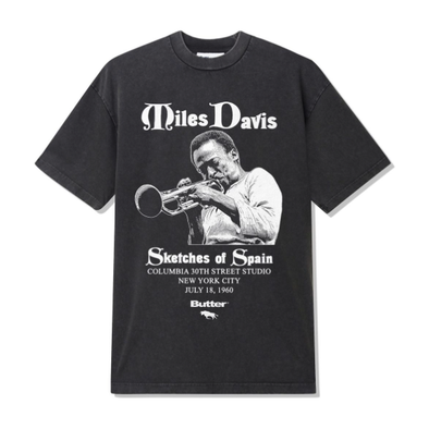 Butter Sketches Of Spain washed black Tee