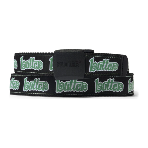 Butter Swirl Woven black Belt