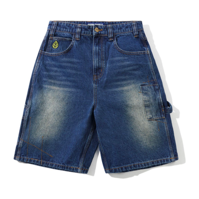 Butter Weathergear Denim repaired indigo Shorts