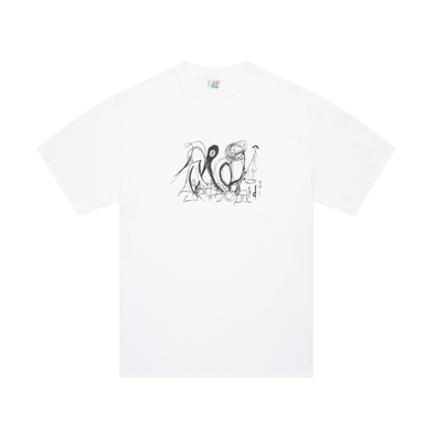 Frog Scribble Daddy white Tee