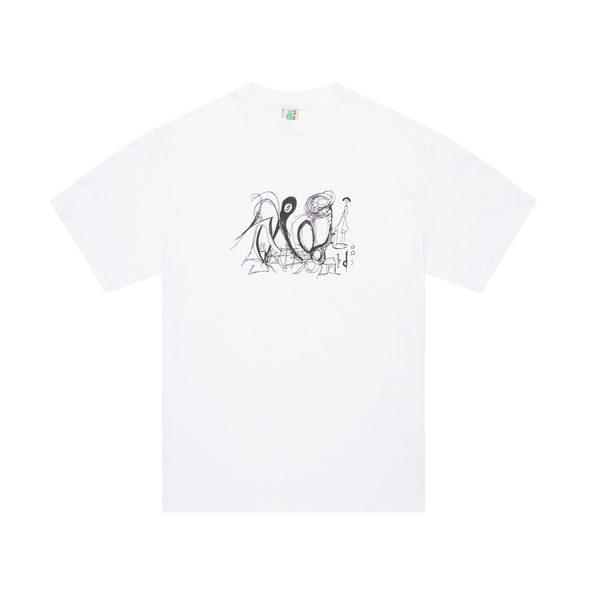 Frog Scribble Daddy white Tee