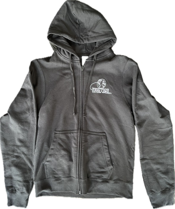Prestige Worldwide black Zipper Hoodie