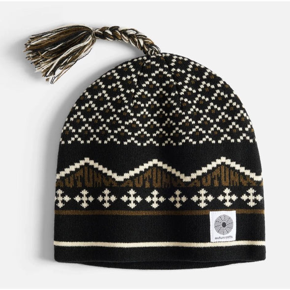 Autumn 26 Tassle black Beanie