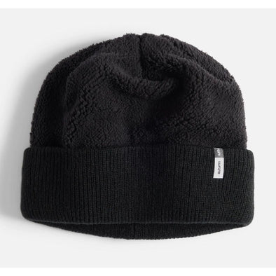 Autumn 26 Reverse Fleece black Beanie