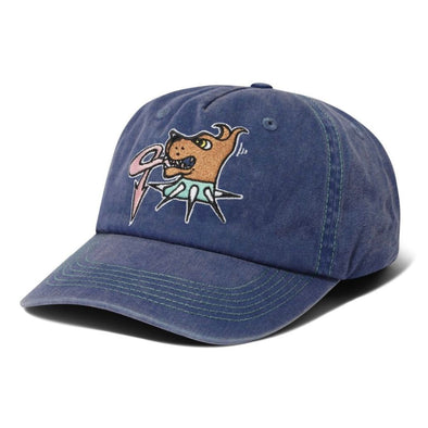 Butter Canine 5 Panel washed navy Hat