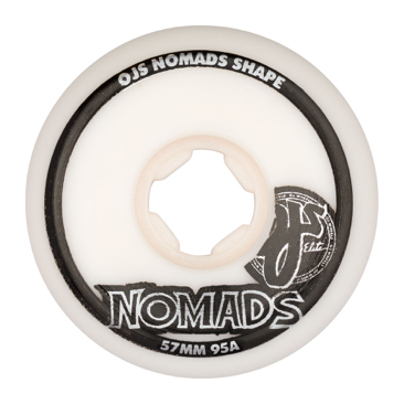 OJ Elite White Nomads 95a 57mm Wheels