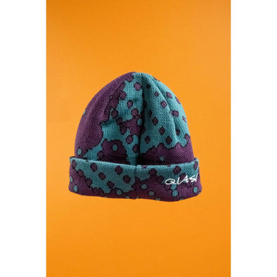 Quasi Dither eggplant Beanie