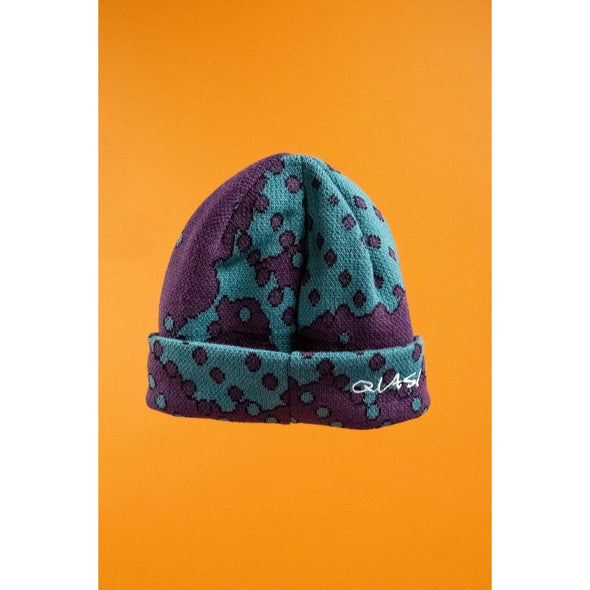 Quasi Dither eggplant Beanie