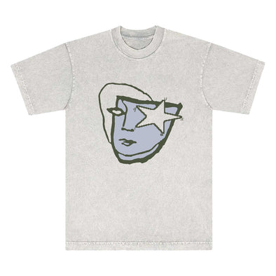 Quasi Masq limestone Tee