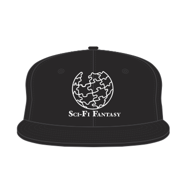 Sci Fi Fantasy Puzzle Globe black Hat