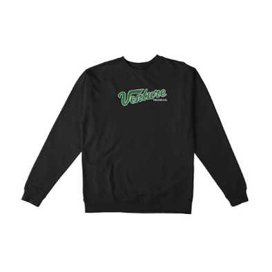 VENTURE COLLEGIATE black CREWNECK