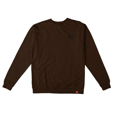 Spitfire Lil Eternal Embroidered brown Crew