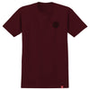 Spitfire Classic 87 Swirl Fill burgandy Tee