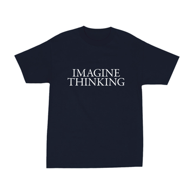 Quasi Imagine Thinking navy Tee