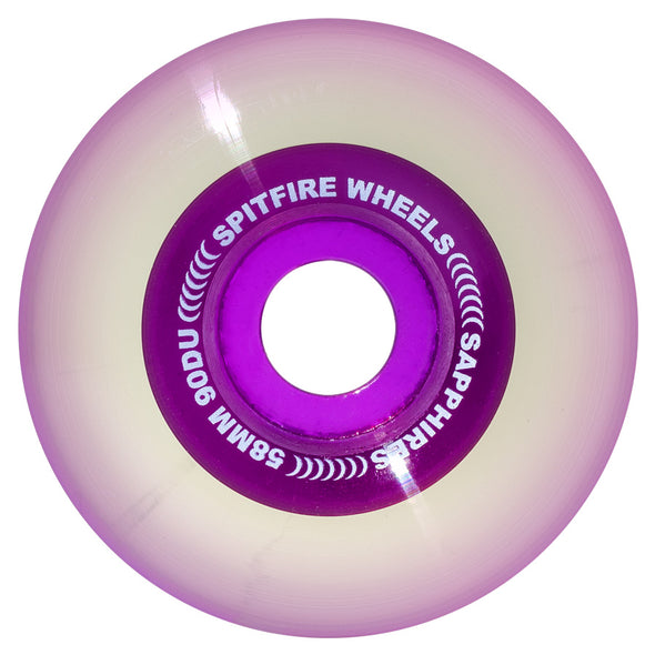 Spitfire Sapphire clear purple 58mm Wheel