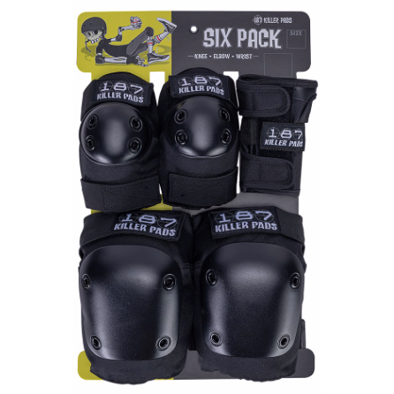 187 Six Pack Adult Small/Medium Pads Set