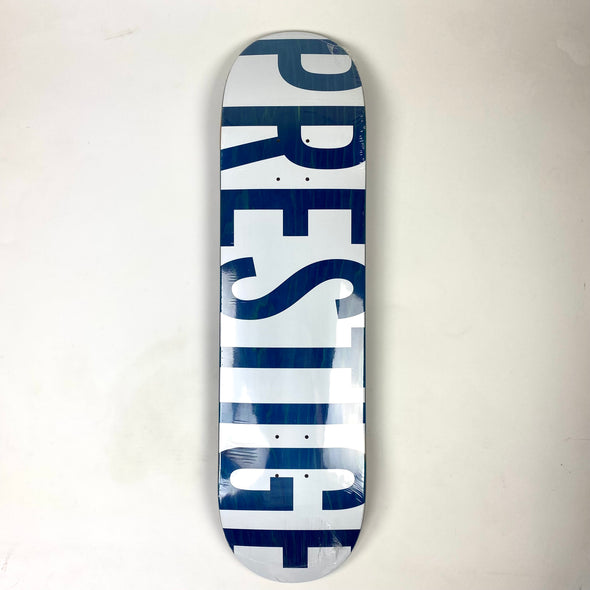 Prestige White Logo Deck