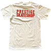 Prestige Skateshop white red Tee