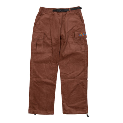 Venture Paid Cord brown Cargo Pant