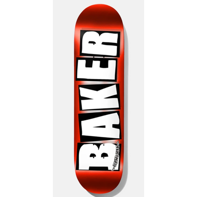 Baker Logo Red Foil Deck