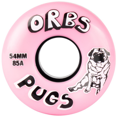 Welcome Orbs Pugs 54mm pink wheel