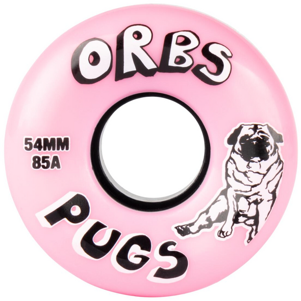Welcome Orbs Pugs 54mm pink wheel